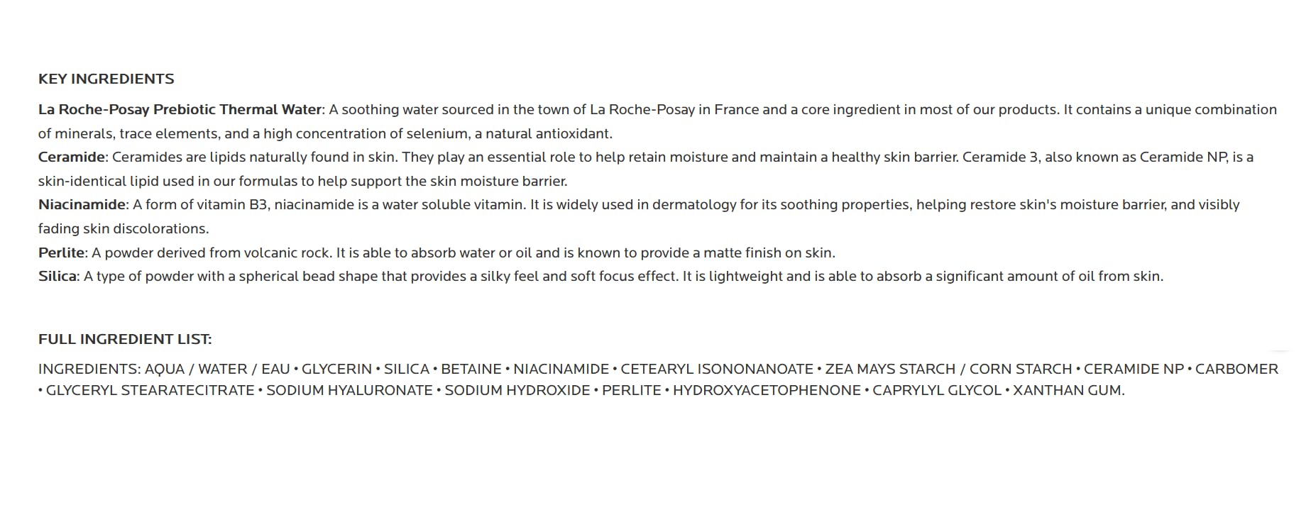La Roche-Posay Toleriane Double Repair Matte Face Moisturizer, Daily Moisturizer For Oily Skin With Ceramide And Niacinamide For All Skin Tones, Oil Free, Non-Comedogenic