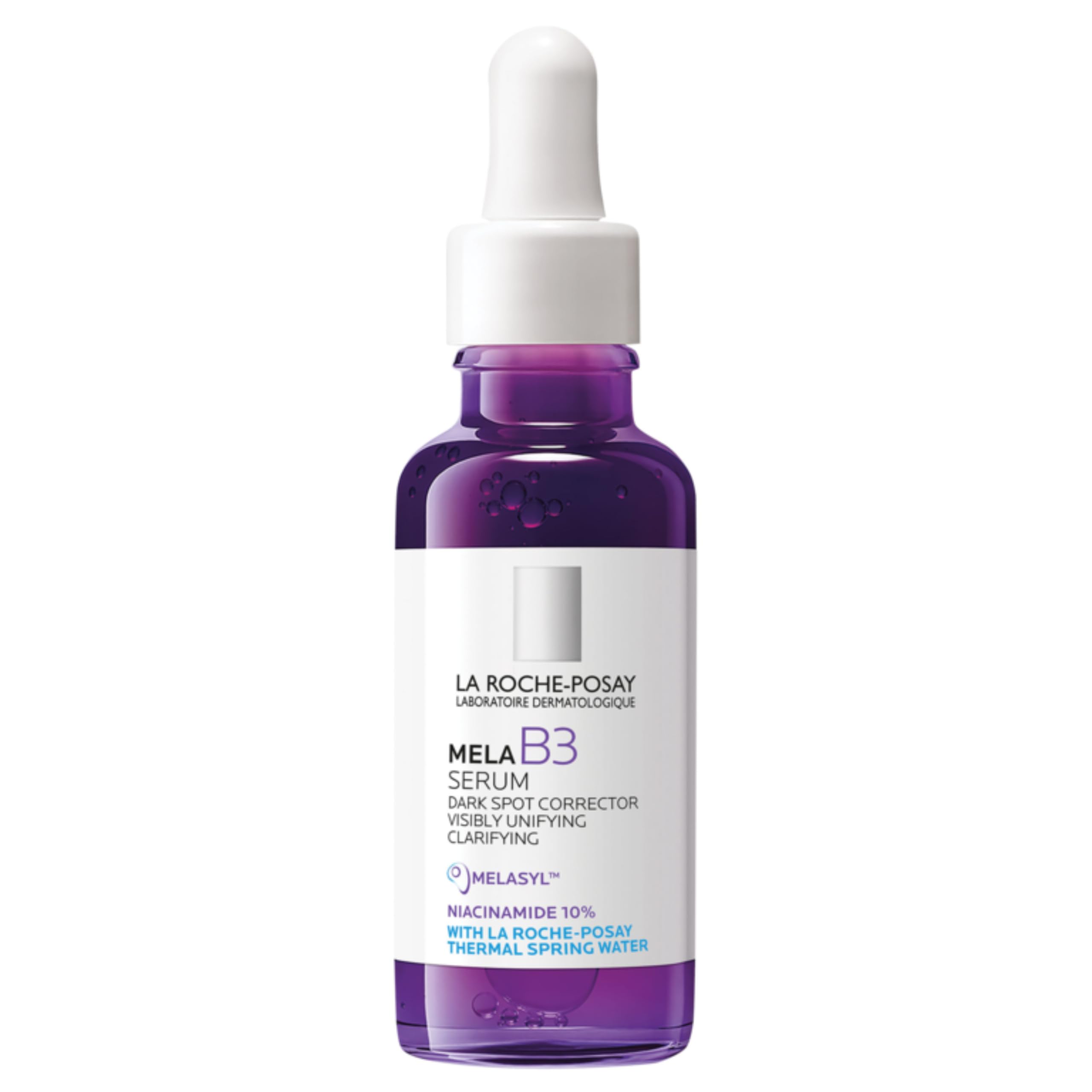 La Roche-Posay Mela B3 Serum, Dark Spot Corrector With Anti-Aging Melasyl + 10% Niacinamide, Discoloration Correcting Face Serum for Sun Spots, Age Spots & Post-Acne Marks, Lightweight Texture