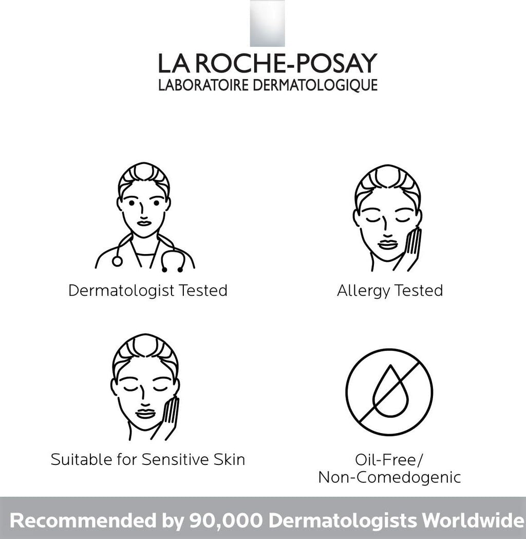 La Roche-Posay Pure Retinol Face Serum with Niacinamide (Vitamin B3) & Hyaluronic Acid | Gentle Anti-Aging Retinol Serum for Fine Lines & Wrinkles | Dermatologist Tested for Sensitive Skin, 1.0 fl oz