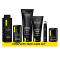 Lumin Men’s Skincare Set – Complete Face Care Kit with Charcoal Face Wash, Scrub, Moisturizer, Wrinkle Serum, Recovery Oil & Eye Balm, Korean Skincare Routine