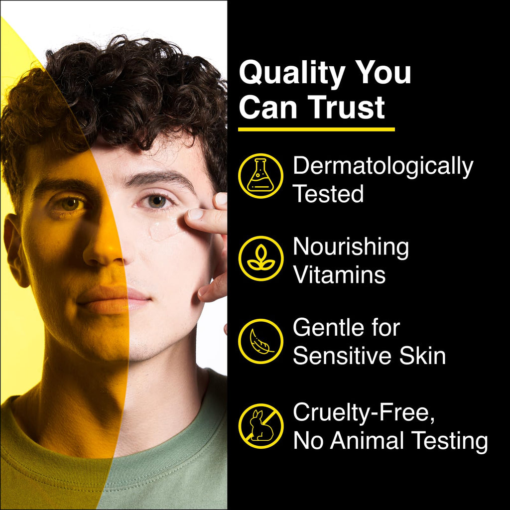 Lumin Boss Trio Skincare Set for Men – Face Scrub, Eye Balm & Daily Moisturizer Kit, Korean Skincare Routine for Men.