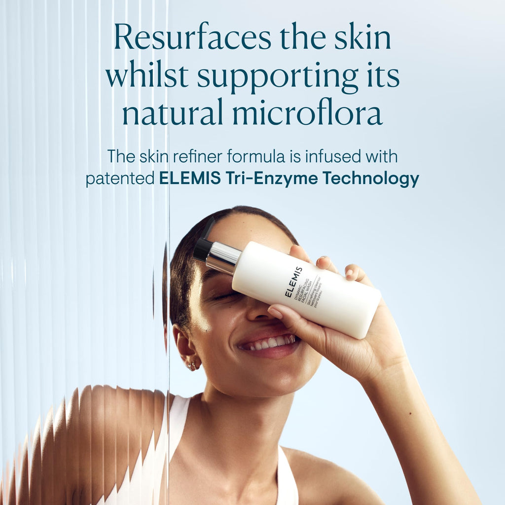 ELEMIS Dynamic Resurfacing Facial Wash - Gentle Daily Gel Cleanser - Enzyme-Powered Skin Refining Formula - Sensitive Skin Friendly - 6.7 fl oz