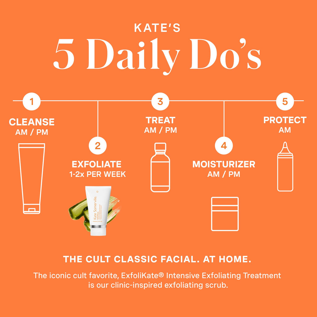 Kate Somerville ExfoliKate Intensive Exfoliating Treatment – Salicylic Acid and Lactic Acid Super Facial Scrub Improves Texture and Pores, 2 Fl Oz