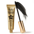 Fab Superstar Mascara: Waterproof Volumizing High Lash Lift Beauty Mascara: Black Liquid Mascarra for Bold Volume and Length - Infused with Keratin and Biotin for Longer, Better Defining Lashes - 10ml