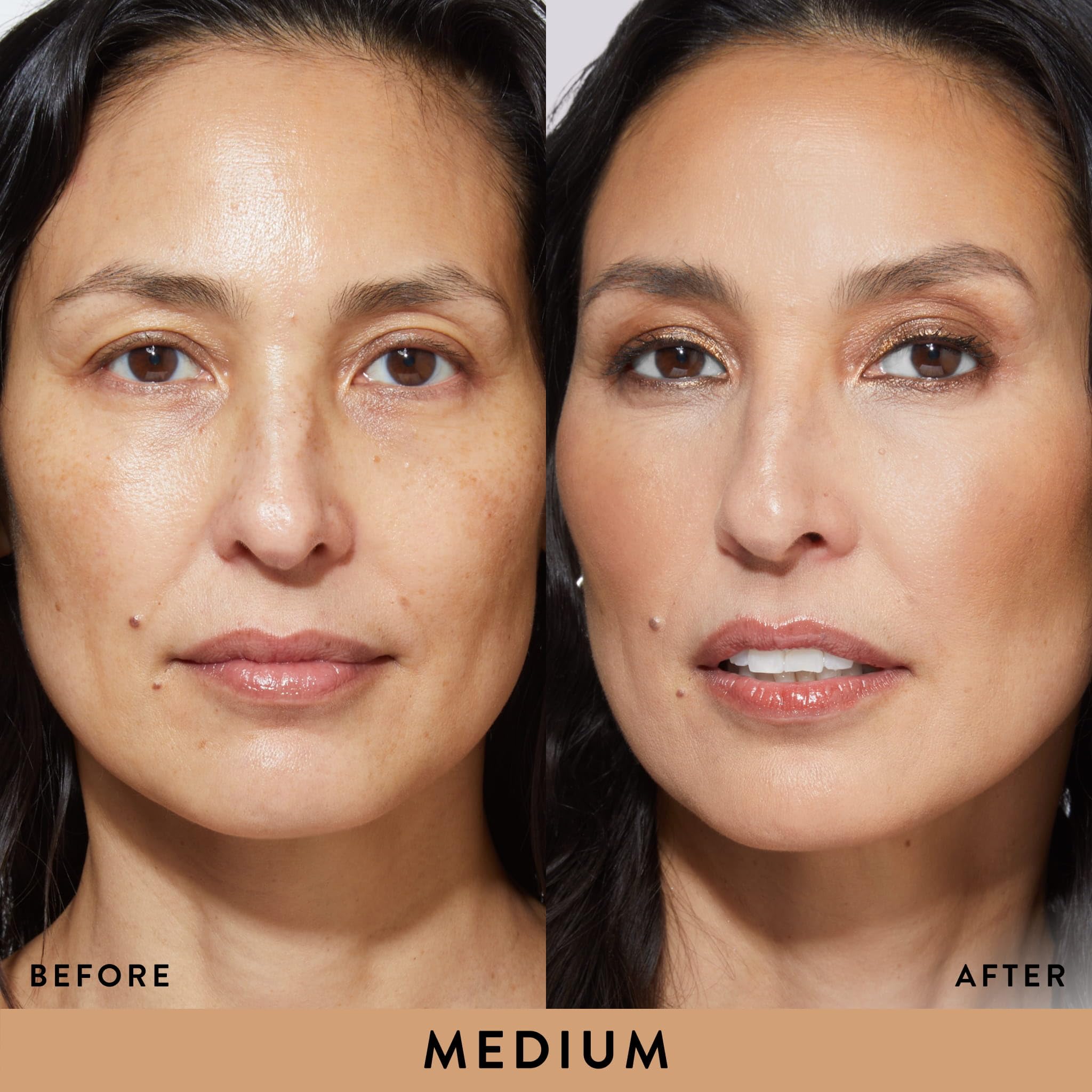 LAURA GELLER Double Take Baked Bronzer for Mature Skin, Medium | Matte Bronzing Powder for Natural-Looking Warmth & Soft Contour, Buildable Color, Never Orangey Finish