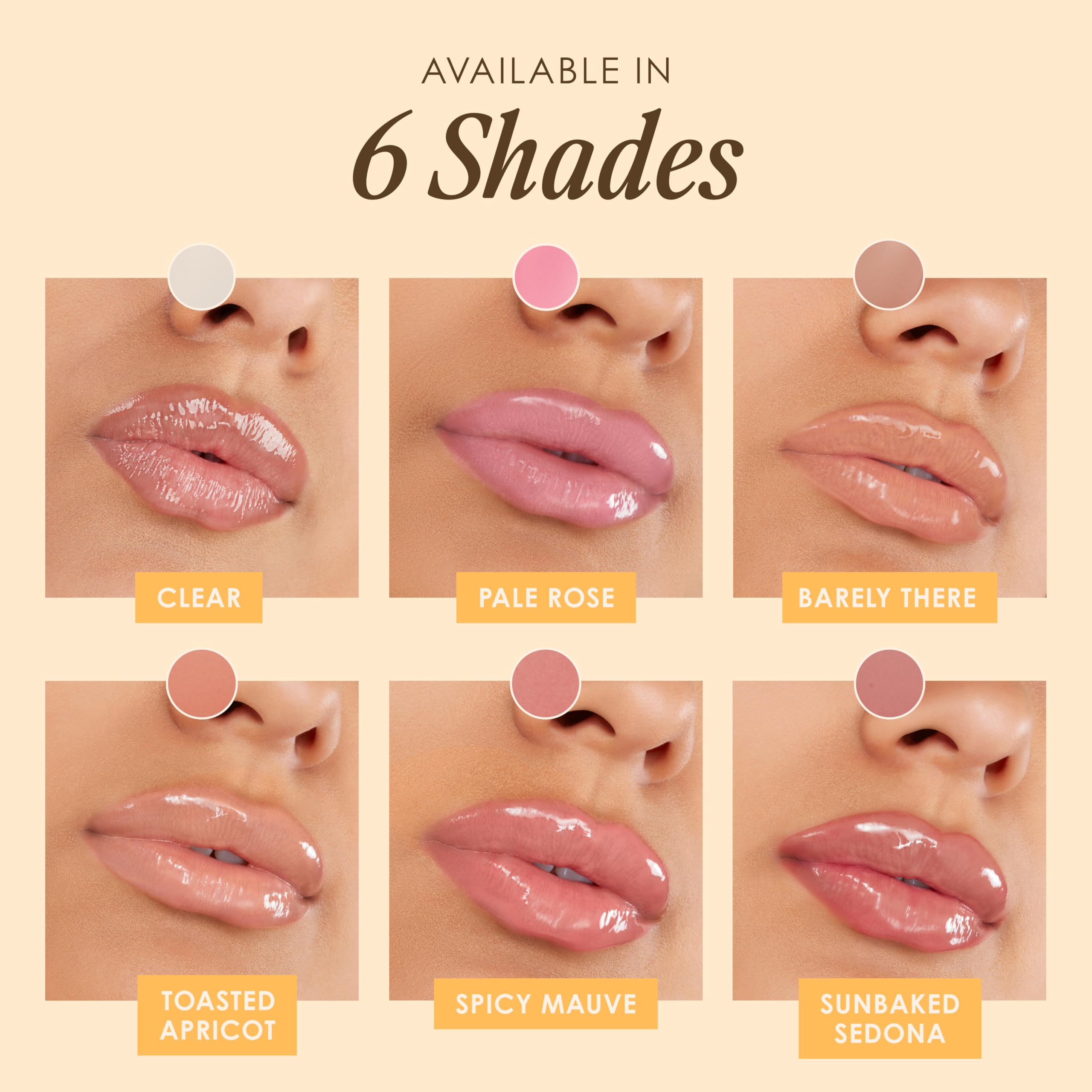 Grande Cosmetics GrandeLIPS Hydrating Lip Plumper Gloss - for Fuller-Looking, Hydrated Lips - Clear (0.084 oz)
