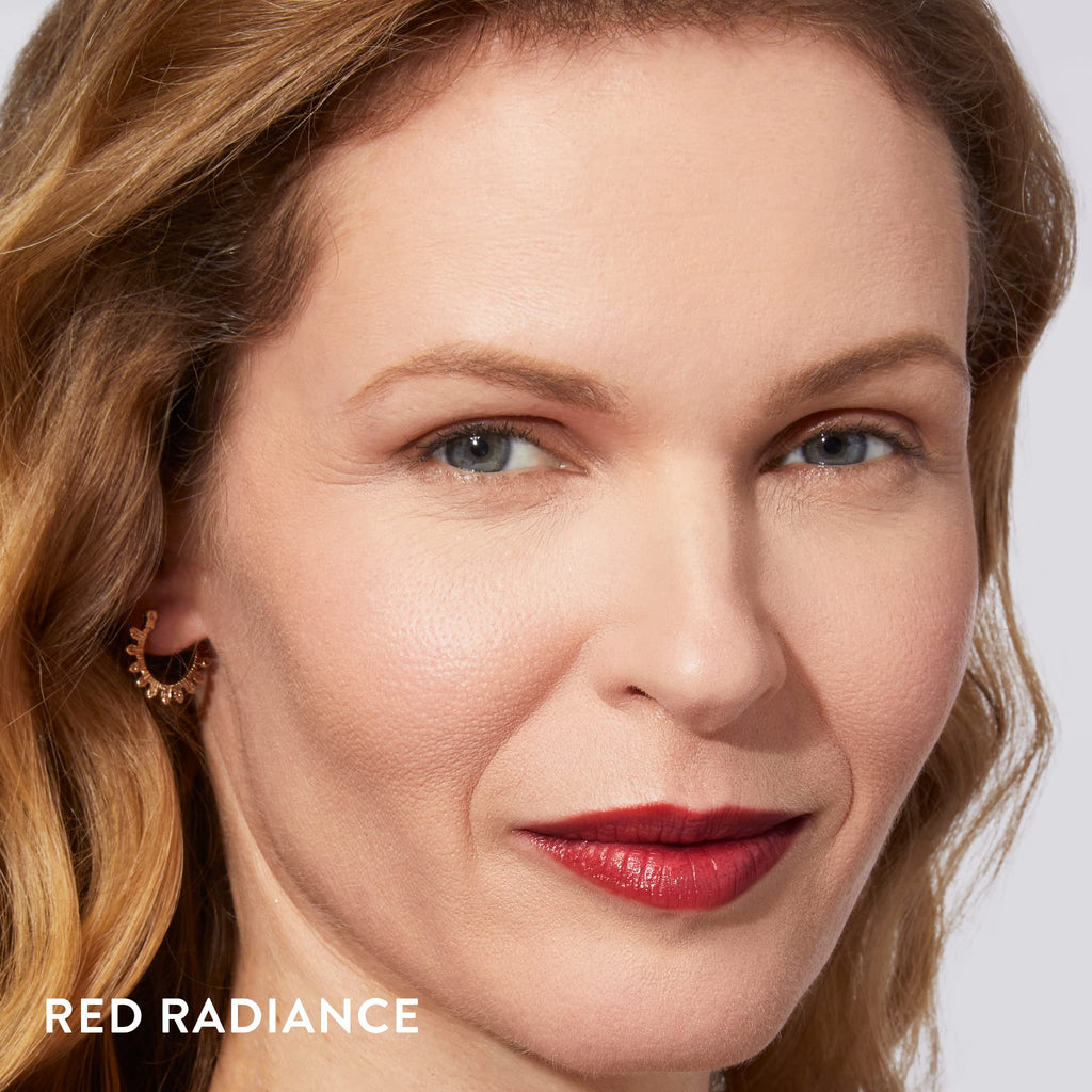 LAURA GELLER NEW YORK Modern Classic Duo - Lipstick + Lip Liner - Ultra-Rich Color - Luxurious and Lightweight - Cream Finish (01 Red Radiance Lipstick + Ritzy Red Lip Liner)