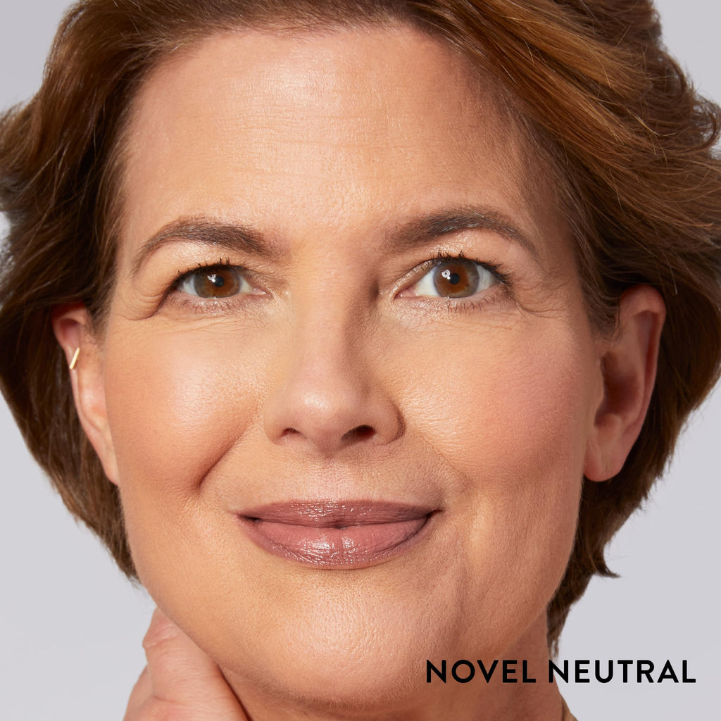 LAURA GELLER NEW YORK Modern Classic Duo - Lipstick + Lip Liner - Ultra-Rich Color - Luxurious and Lightweight - Cream Finish (03 Novel Neutral Lipstick + Nice Neutral Lip Liner)