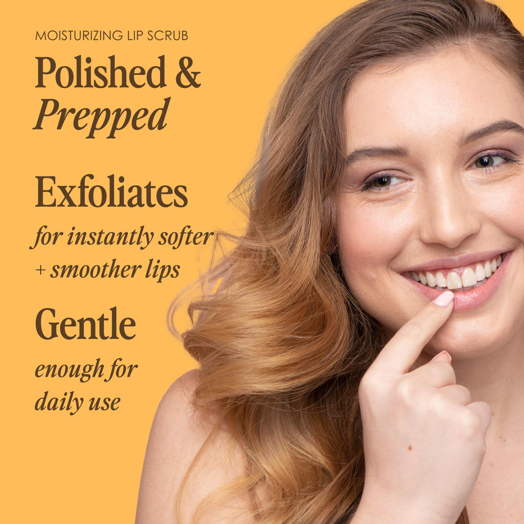 Grande Cosmetics GrandeBUFF Moisturizing Lip Scrub with Mango Butter & Shea Butter - for Smoother, Softer-Looking Lips (0.53 fl oz)